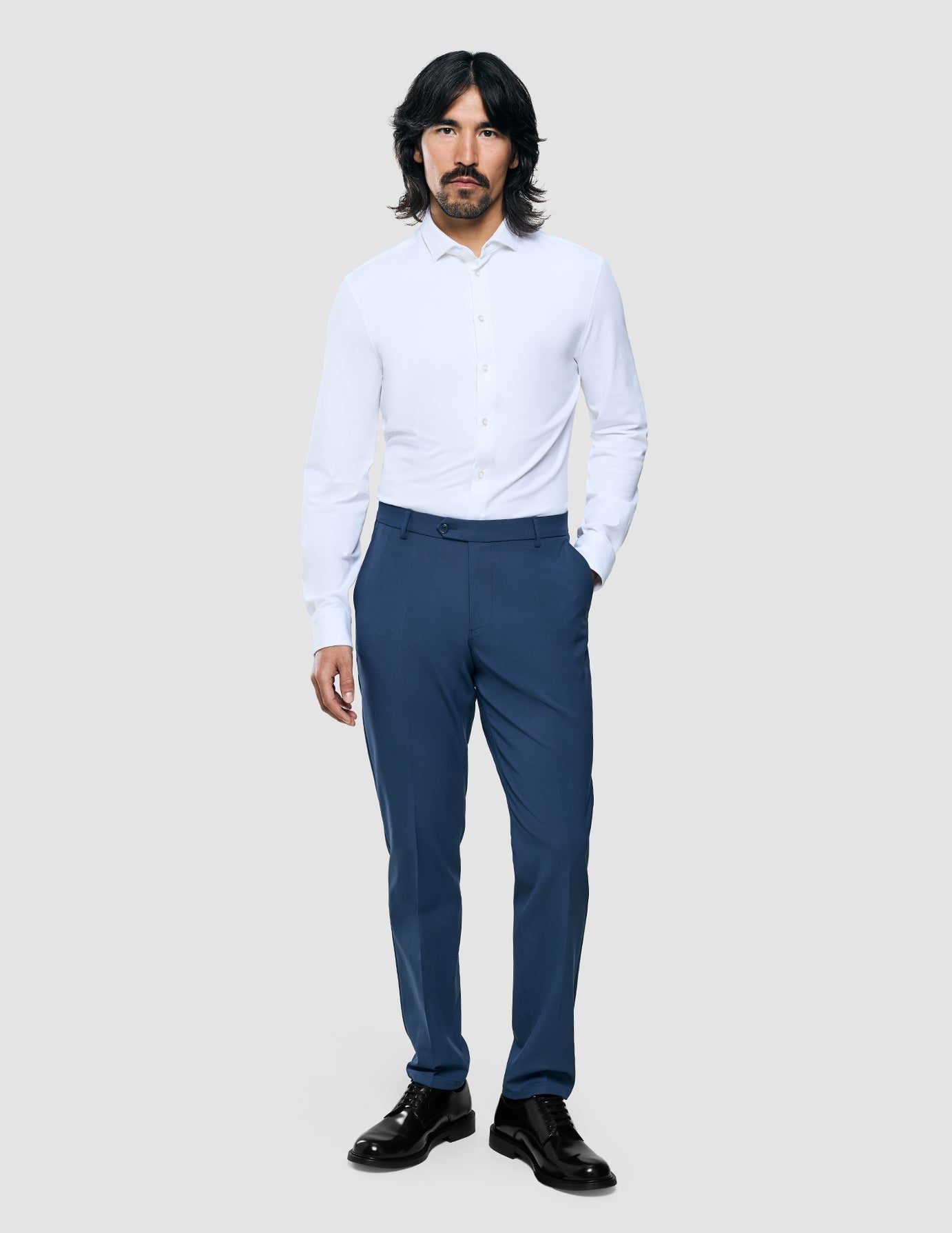 Essential Suit Pants Regular Marine Blue
